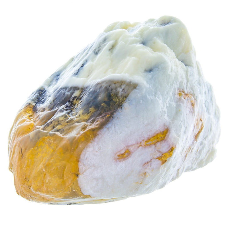 marble 2 lb GeoBoulder  (white tea) - Kobochon