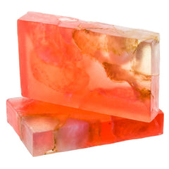 rose quartz GemBar  (white rose) 5-pack - Kobochon
